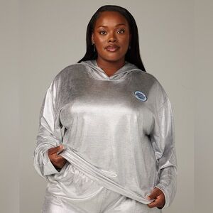 Savage X Fenty Chain Reaction Hooded Long Sleeve Tee